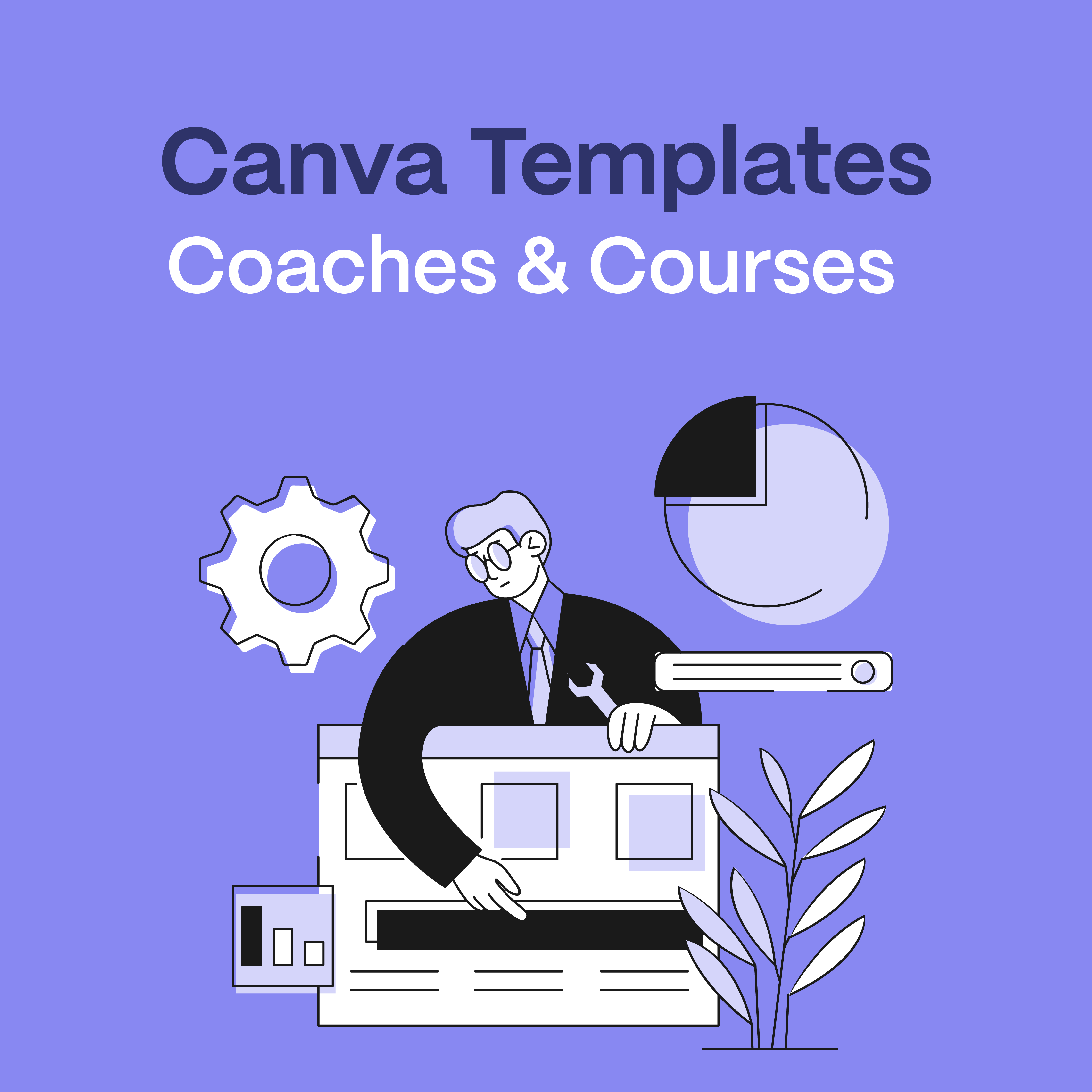 Coaches & Course Creators Canva Template Bundle