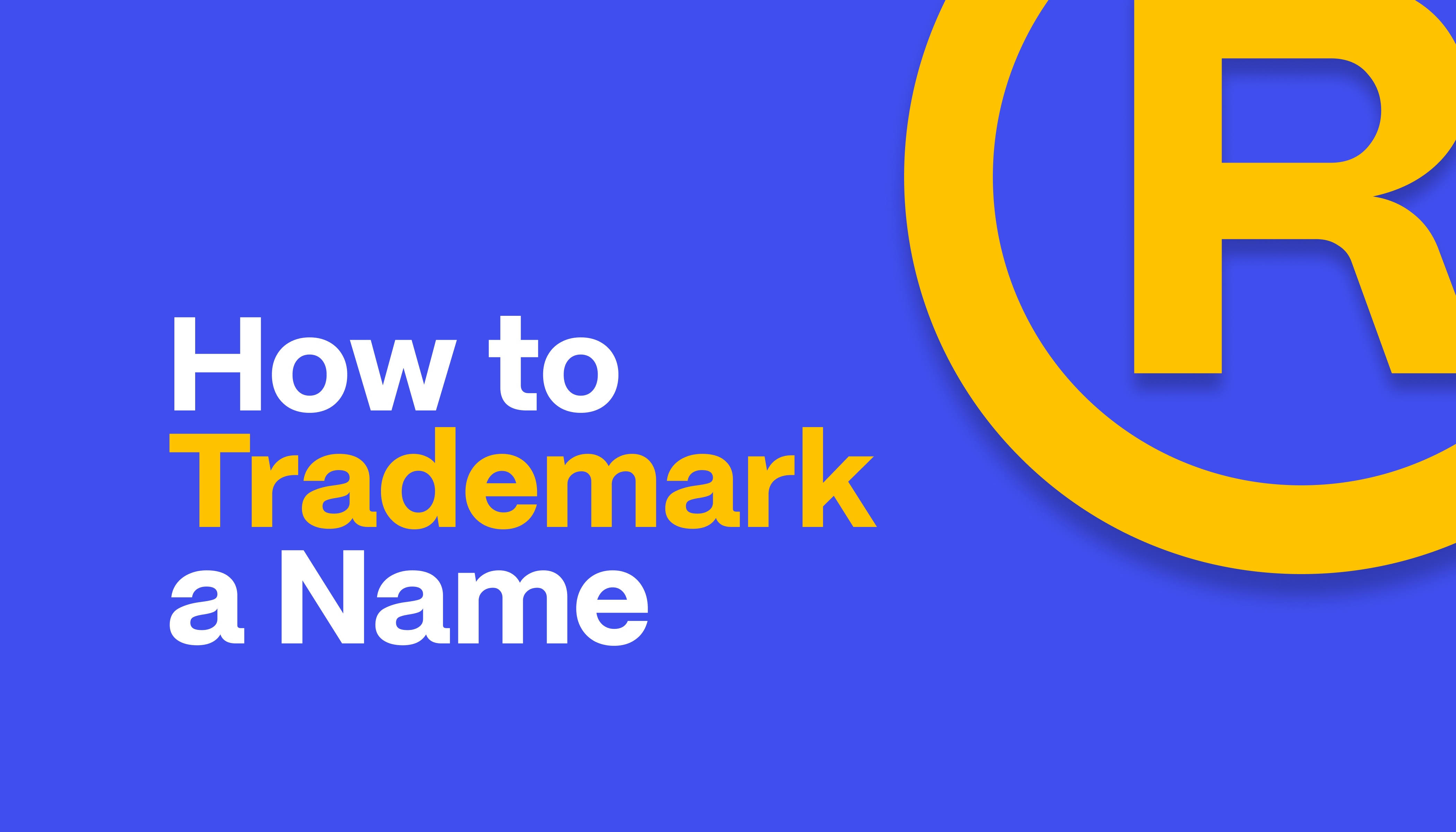 Feature image for a Nichehacks blog titled "How to Trademark a Name."