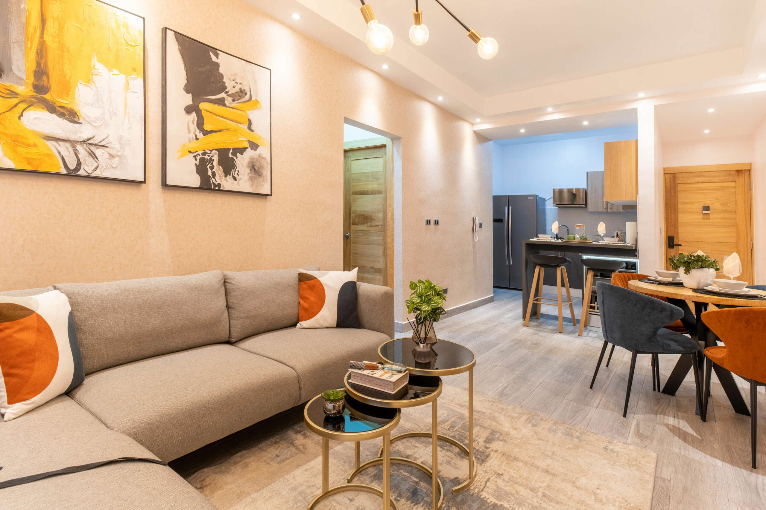 How to Start an Airbnb Business: An image of a modern living room.